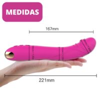 Massageador Consolo Vibratório em Silicone Cirúrgico