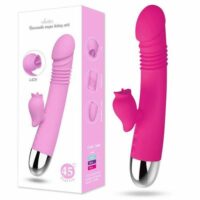 Sense Pleasure - Vibrador Rabbit Vai e Vem Ponto G e Simulador de Sexo Oral Clitóris