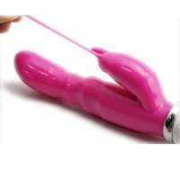 Kit Vibrador Rabbit + Consolo em Silicone Super Macio