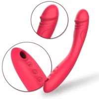 Sugador de Clitóris e Consolo Vibrador de Ponto - AirWon