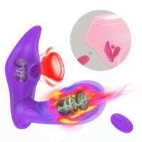 Vibrador de Ponto G e Sugador de Clitóris com Controle Remoto a Distância - Trust Loving