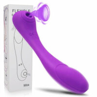 Vibrador Varinha Mágica com Sugador de Clitóris - TwoLoving