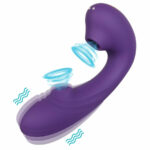 Vibrador de Ponto G com Sugador de Clitóris - Vasana