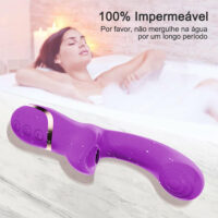 Gozzy Vibrador Sugador 2 em 1- 20 Níveis