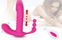 Lover 3 em 1 - Vibrador para Clitóris, Ponto G e Ânus com Controle Remoto a Distância