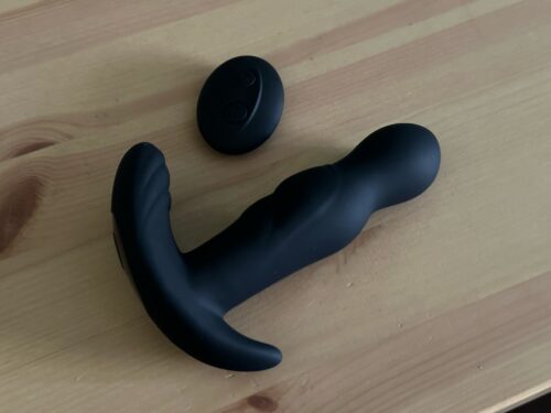 Vibrador Anal Estimulador de Próstata com Rotações 360° e Controle Remoto- Optimus photo review