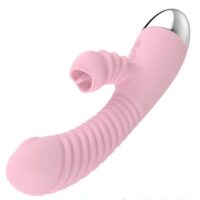 Vibrador Rabbit Multi-Velocidades com Simulador de Sexo Oral e Aquecimento - StarRabbit