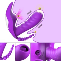 Vibrador com Simulador de Sexo Oral, Sugador de Clitóris e Estimulador de Ponto G - Multi Pleasure