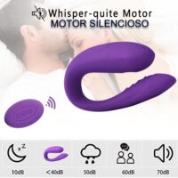 Vibrador de Casais com Estimulador de Ponto G; Sugador de Clitóris - Sex Time