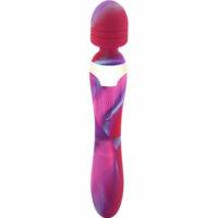 Vibrador Feminino Duplo Varinha Mágica e Consolo - MagicMic