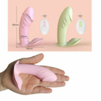 Vibrador de Calcinha para Clitóris e Ponto G com Controle Remoto a Distância