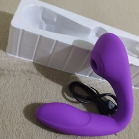 Vibrador Varinha Mágica com Sugador de Clitóris - TwoLoving photo review