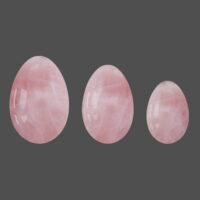 Yoni Egg de Quartzo Rosa - Fortalecedor dos Músculos Vaginais