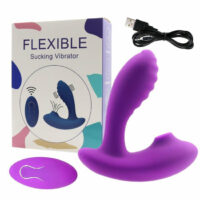 Vibrador Feminino Com Sugador De Clitóris & 10 Níveis De Intensidades -Sexho