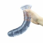 Dildo Transparente com 25cm- Com Ventosa