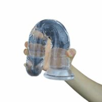 Dildo Transparente com 25cm- Com Ventosa