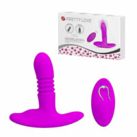 Vibrador Plug Anal Vai Vem - Pretty Love