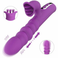 Vibrador Coelho com Estimulador de Clitóris