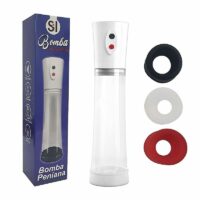 Bomba Elétrica Peniana - 3 Anéis de Silicone - Pênis Pump