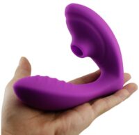 Vibrador de Ponto G e Sugador de Clitóris com 10 Níveis - Absolut