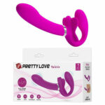 Vibrador Strapless com Dupla Usabilidade e 12 Modos Vibrativos - Valerie Pretty Love